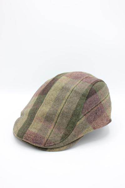 Casquette d'hiver réglable en laine vert clair