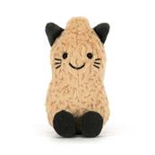 Peluche Jellycat amuseables peanut cat outfit