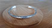 Bracelet touareg demi cercles gravés argent Homme/Femme