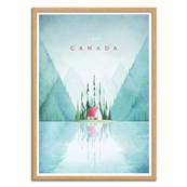 Affiche visit Canada 50x70cm Henry Rivers