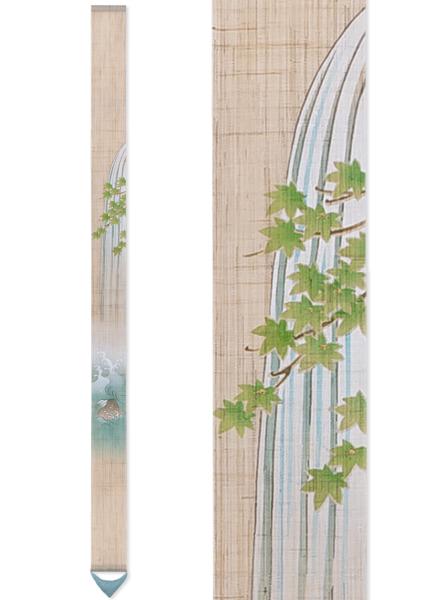 Décoration japonaise artisanale Cascade et Feuilles d’Érable 10×170 cm –