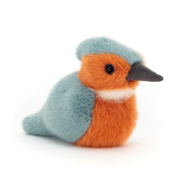 Peluche Martin pêcheur Birdling Kingfisher 10 cm – Élégance et douceur venue du ciel