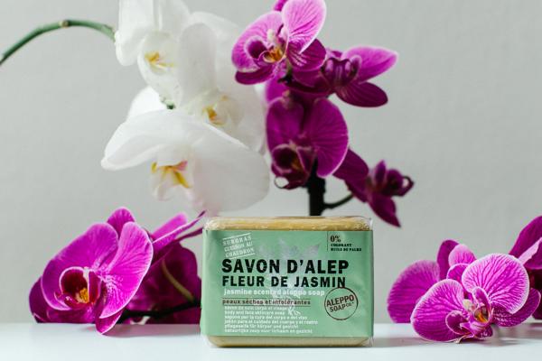 Savon d'Alep fleur de jasmin 100g Tadé