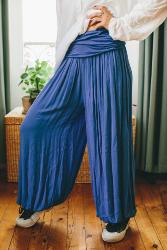 Pantalon color uni taille unique