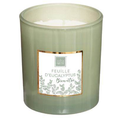 Bougie parfumée EUCALYPTUS 190G dans boite cadeau