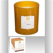 Bougie parfumée VANILLE et AMBRE 190G dans boite cadeau