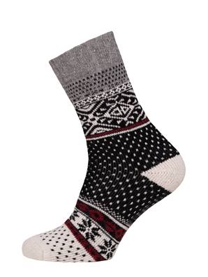 Chaussettes 45 % laine black 35-38