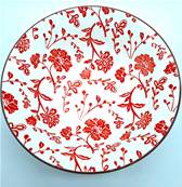 Bol Fleurs rouges “Shanghai” 16cm