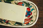 Plat ovale Iznik fait à la main 19cmx11cm