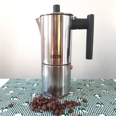 Cafetière Italienne 4 Tasses INOX150ml Colonne