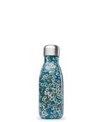 Bouteille isolante inox "fleurs de cerisier" bleue 260 ml