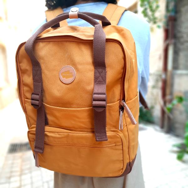 Sac à dos imperméable jaune
