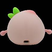 Veilleuse enfant Pêche LED en silicone tactile USB