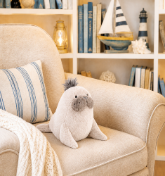 Peluche Jellycat lion de mer ROARWELL SEA LION