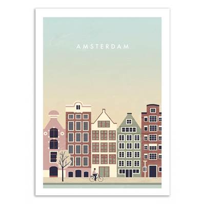 Affiche Amsterdam Pays-Bas Katinka Reinke