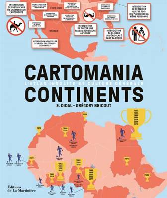 Cartomania Continents - Editions de la martinière