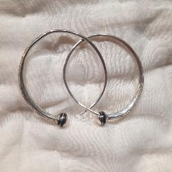 Boucles d'oreilles Touareg argent Eb�ne cr�oles 9010