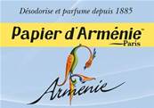 Carnet de 12 feuilles de PAPIER d'ARMENIE bleu