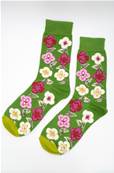 Chaussettes femme Green Garden coton