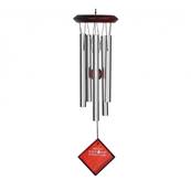 Carillon  vent Mars argent 43 cm 5 tubes