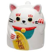 Mug invers grand format Maneki Neko blanc