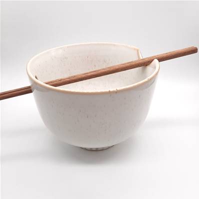 Bol à baguettes blanc 14 cm