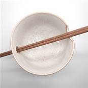 Bol à baguettes blanc 14 cm