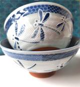 Duo de Bols Japonais Libellules