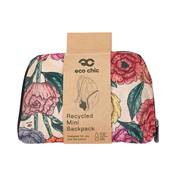 Sac à dos pliable et imperméable recyclé florale