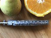 Couteau épais pliable acier en bois "Baroque" 20 cm