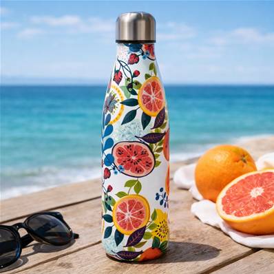 Bouteille isotherme inox 500ml agrumes et grenades