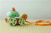 Tortue  tirer Dans la jungle Moulin Roty