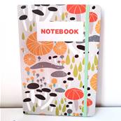 Carnet de poche champignons 9x14cm