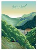 Affiche Banaue Philippines 50x70cm Plume71