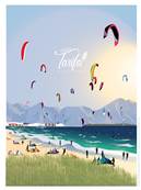 Affiche Tarifa Andalousie Espagne 50x70cm Plume72