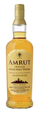 Whisky AMRUT INDE 70cl 46° avec tube