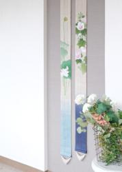 Décoration japonaise artisanale Lotus 10×170 cm 