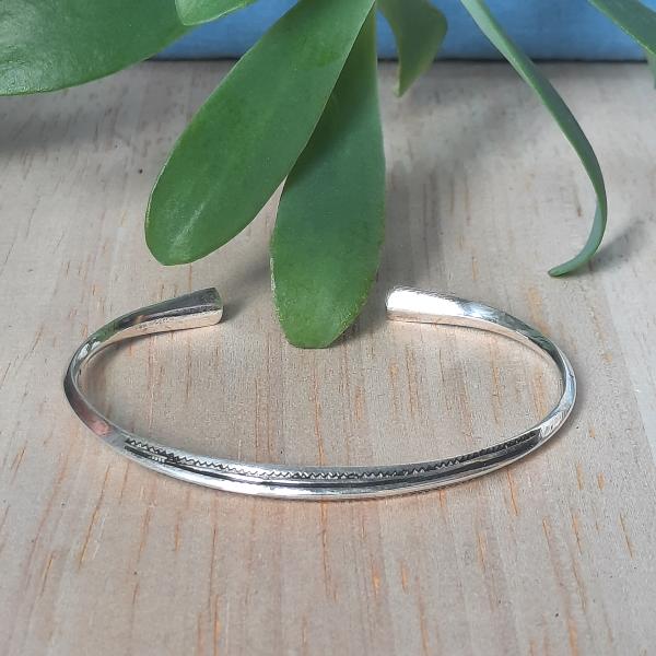 Bracelet Touareg Ethnique en argent gravé Homme/Femme Arlit