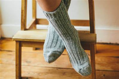 Chaussettes Alpaga Gris 37/38- 2 paires-