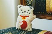 Chaufferette de poche chat maneki pm