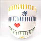 Set 3 Bols Dolce vita 15 cm