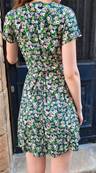 Robe courte Hato motif floral