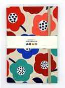 Carnet de notes Grosses fleurs multicolores