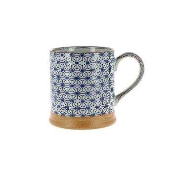 Mug japonais Sachiko motifs géométriques étoilé hauteur 8,7 cm