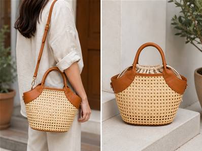 Sac canne evasé 6601 coffee