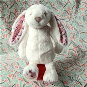 Doudou Lapin Blossom cherry little 20 cm Jellycat