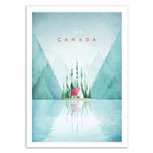 Affiche visit Canada 50x70cm Henry Rivers