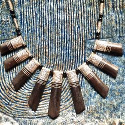 Collier touareg argent "Celebra"  argent �b�ne