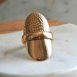Bague en Laiton – Bijou Ethnique Original Taille 56
