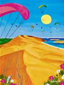 Affiche Dune du Pyla par Nolwen : Un Souffle de la Cte Atlantique 30x40 par Nolwen